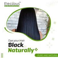 Elecious Naturals Indigo and Henna powder for Black Hair (200 grams each- Total 400 grams) | Natural Hair dye black