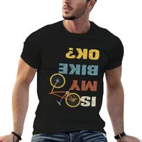 Is My Bike OK? - Cycling T-Shirt man t shirt designer t shirts with prints man t shirt heavy co XXXXL black