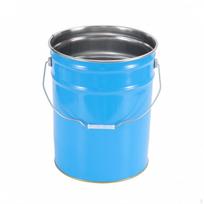 Skardinė kibiras Blizgus paviršius Dažytas metalas Užlenktas kraštas 10L 20L Blue Bucket