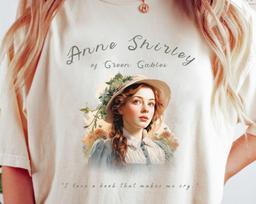 Anne of Green Gables Shirt, Bookish Quotes t shirt, light academia, book tee Anne Shirley, anne of green gables gifts books, Comfort Colors L white