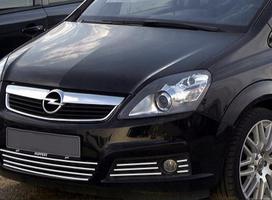 OPEL ZAFIRA B CHROME GRILL grille + HALOGEN