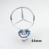 ZZ--1vnt 44mm Automobilio variklio dangčio emblema Priekinio dangčio priedai Mercedes Benz AMG W204 W205 W203 W211 W212 W213 W201 W210 W124 white