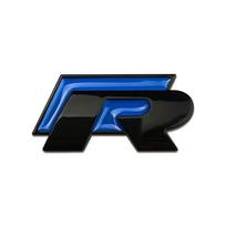 Metaliniai automobilio priekinės grotelių ženkleliai, galinės bagažinės lipdukai Volkswagen VW R Rline ženklui GOLF PASSAT Polo TIGUAN TOUAREG T-ROC Lavida