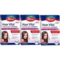 Haar German Aptai Hair Vital Biotin + Folic Acid + Zinc 30 Tablets 3 Packs 3 pcs