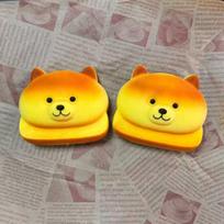 1S-Husky Bread Squishy Toy Cute Dog Bread Fidget Squeeze Toy Anti Stress Anxiety Relief Party Gifts For All Ages yellow