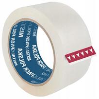 Skaidri pakavimo juosta Nistal su akriliniais klijais, 48 mm × 90 m