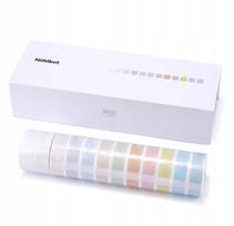 Niimbot spalvoti terminiai lipdukai D serijos spausdintuvams, 12 ritinėlių, 12 × 30 mm