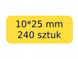 Niimbot terminės etiketės, geltonos, 10 × 25 mm, 240 vnt.