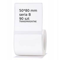 Niimbot terminės etiketės B21 ir B3S spausdintuvams, 50 × 80 mm