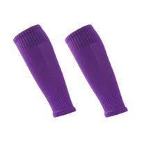 Pressure Football Socks Men'S And Women'S Compressed Leggings Board Leg Cover Sports Professional Knitted Leggings Breathable Calf Socks children (31~32) violetinė