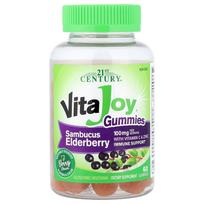 21st Century Sentry VitaJoy Sambucus Elderberry Vegetarian Gummies, 60 Count 60 pcs - 1 ea