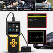 2 in 1 OBD2 Scanner for Cars Engine Light Diagnose Tool black