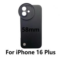 58MM sriegio filtras sąsaja telefono objektyvo dėklas iPhone 13 14 15 16 Pro Max universaliam CPL UV FLD filtrui gray