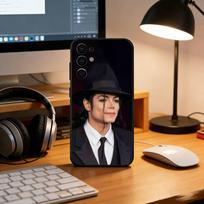 Michael Jackson  Phone Case For Samsung S25,S24,S21,S22,S23,S30,Ultra,S20,Plus,Fe,Lite,Note,10,Black Cover Samsung S21plus white