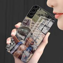 Harry Styles Phone Case For Samsung S26 S25 Plus S20 S20 Plus S22 Ultra S23 FE S21 Plus S21 Ultra Glass Cover Samsung S22 gray