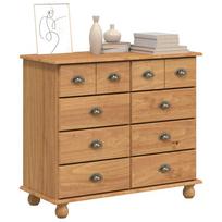 ASKIM Brown Drawer Chest of Drawers 91 x 40 x 79 cm