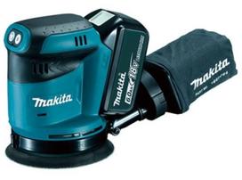 Makita 125mm Cordless Random Orbit 18V 6Ah Battery and Charger Included BO180DRG