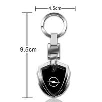 Automobilio emblemos raktų pakabukas 3D metaliniai raktų žiedai Automobilio stilius Opel Corsa Astra Mokka Grandland X Insignia Zafira Vivaro Combo Antara Ld1 gray