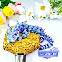 Smagus 3D spausdintas sąnarių drakonas 30 cm Fidget rankdarbis Ornamentas Mielas stalo dekoras Dovana vaikams Suaugusiems Namams Biurui A89