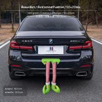 Kalėdinė automobilio dekoracijų rinkinys, XL Šviečiantys raudoni elnio ragai ir Nosies vagies vainikas M 27x43cm Car Hanger Red Green 50x20cm gray