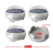 4Pcs 54mm For Ford Focus Mk4 Fiesta MK7 Kuga Smax Ranger Mustang Car Wheel Center Hub Cap Cover Tire Hubcaps  bt7 Auto Accessories gray