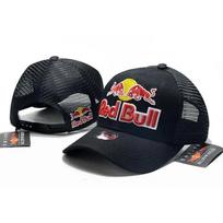 Madinga Red Bull tinklinė kepurė Siuvinėta Red Bull beisbolo kepurė Unisex Lauko daugiafunkcinė kepurė Red Bull Racing kepurės 4 spalvos Adjustable juoda