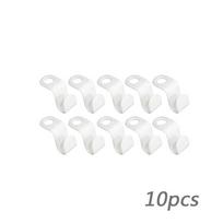 Drabužių kabykla spintai Jungtis Kabliukai Kaskadiniai plastikiniai spintos tvarkyklės stelažų laikiklis Vietą taupantis namų organizavimas 10pcs white white