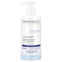 DERMEDIC, CICATOPY Epidermį atkuriantis lengvos tekstūros kūno balzamas, 300 ml