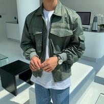 Jacket Men's New Pilot Uniform Jacket Korean Style Loose Casual Baseball Uniform 2XL žalia