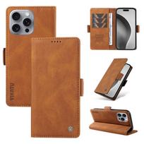 „Xiaomi Poco X7 Poco X6 Pro 5G X5 X4 GT X3 NFC M7 M6 4G M5S M4 M3 F6 F5 F4 F3 C65“ telefono dėklas su kortelių lizdu ir odiniu apvadu Poco C65 ruda