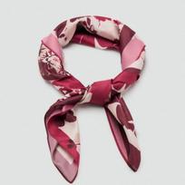 Mango MANGO WOMAN Scarf GRANA Dark Red 17024092 single type gray