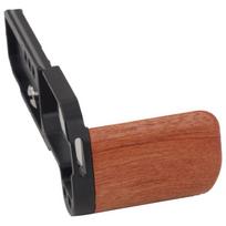 L Shaped Camera Bracket Hand Grip for Mirrorless Camera Photography Cage Wood And Aluminum Camera Holder 1 black