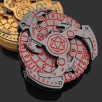 Metal Compass Fidgeting Spinner Antistresse Dice Spinning Top Relieve Stress Ease Plaything Hand Roller Punnk Gyro Cool Things Adults brown
