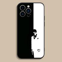 Pasaulis yra tavo S-Scarface telefono dėklas Silikoninis Juodas Minkštas iPhone 17,16,15,14,13,12,11,Pro,Max,Plus,E,SE4,Air,Mini iPhone17Pro