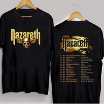 Nazareto maršas ir balandis 2026 m. Visų dydžių unisex marškinėliai Dydis S-5XL 4XL black