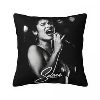 Tour Music 90S Lady Singer Selena Quintanilla Pillowcase Printed Cushion Cover Decor Throw Pillow Case Cover Home 18 Short plush 50*50(CM)-1Pcs