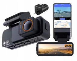 4k wifi g-sensor dashcam m9 car camera with rear camera