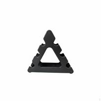 Dumbbell Tree Stand SpaceSaving VShaped Rack Compact Vertical Weight Organizer for Home black