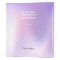 Cell Fusion C Glass Skin Collagen Mask Firming Radiance 35g x 5 Sheets white