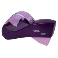 Handheld Tape Dispenser with Cutter, Transparent Desktop Adhesive Tape Cutter for Wrapping and Packaging One Size violetinė