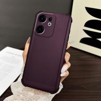 Case for OPPO Reno13 F 4G/5G Ultra-Soft Liquid Silicone Casing Y2K Minimalist Aesthetic Airbag Drop Protection Cover OPPO Reno13 F 4G/5G black