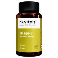 hk vitals Omega 3, 60 Fish Oil Capsules