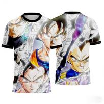 2026 Dragon Ball Goku Vegeta Anime 3D Print T-shirts Casual Short Sleeve Tees  Kids Fashion Streetwear Family Matching Outfits 4XL gray