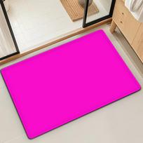 Cute Fashion Bright Colour Door Mat Bath Microfiber Decorative Versatile Flannel Floor Mat Quick Dry Absorbent Non-slip Sole FLR40x60CM white