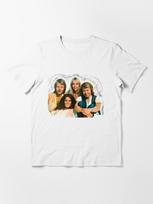 ABBA ABBA. Angel Eyes Portrait Music Legends Essential T-Shirt 3XL balta