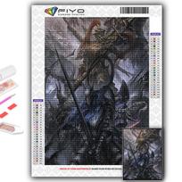 5D „pasidaryk pats“ žaidimas „Dark Souls“ Siuvinėjimas kryželiu Kalnų krištolas deimantinis piešinys, siuvinėjimas, mozaika, namų dekoras Full Square 50X70CM