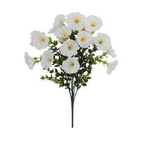 Dirbtinės gėlės, Namų dekoravimas, Lauko kiemo tvora, Bonsai, Netikros gėlės One Size balta