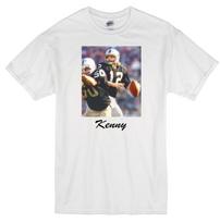 KENNY STABLER OAKLAND RAIDERS QUARTERBACK RETRO FOOTBALL WHITE T-shirt JERSEY 4XL white