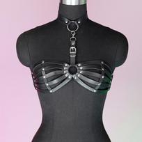 Women'S Sexy Chest Strap Gothic Body Strap Cage Style Chest Strap Bra Style Strap Valentine'S Day Gift Couple Date Clothing black