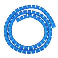 Dangtelio vamzdelis Atsparus liepsnai Apvyniojimo vamzdelis Laido apsauga Spiralinis laido tvarkytuvas Vamzdžio apsauga Linijos tvarkytuvas (blue,22mm) mėlyna